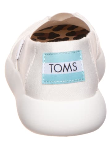 TOMS Slippersy w kolorze białym