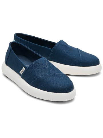 TOMS Slipper in Blau