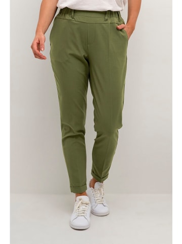 Kaffe Spodnie w kolorze khaki