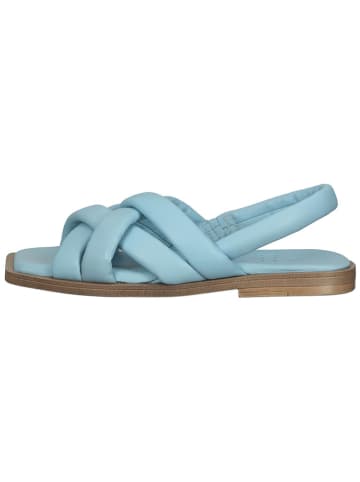 ILC Skórzane sandały w kolorze błękitnym