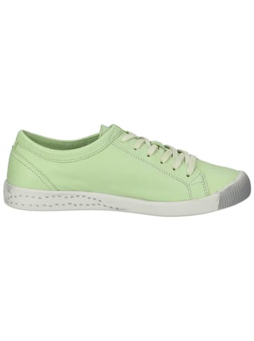 softinos Skórzane sneakersy w kolorze zielonym