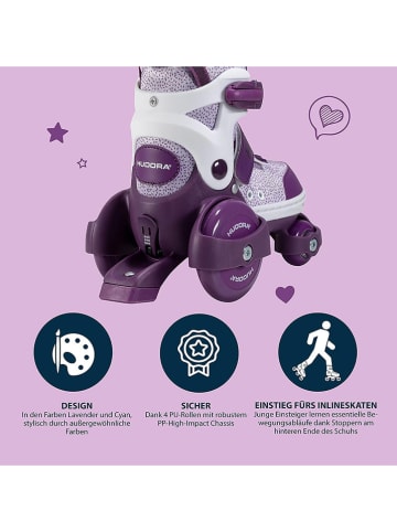 Hudora Rollschuhe "My First Quad" in Lila - ab 3 Jahren