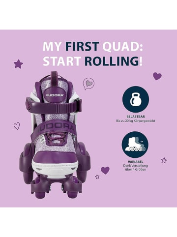 Hudora Rollschuhe "My First Quad" in Lila - ab 3 Jahren