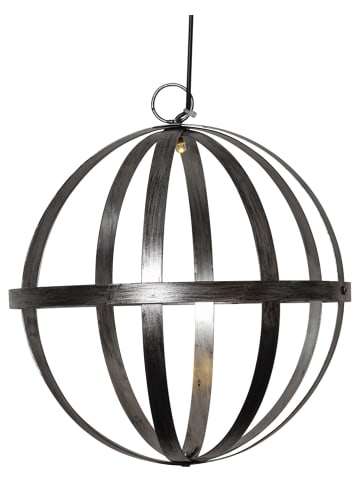 STAR Trading LED-Solar-Kugel "Astri" in Schwarz - Ø 25 cm