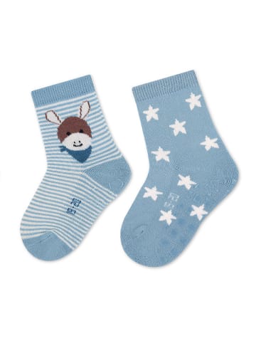 Sterntaler Antislipsokken blauw