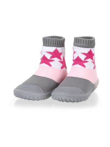 Sterntaler Skarpety w kolorze szaro-jasnoróżowym