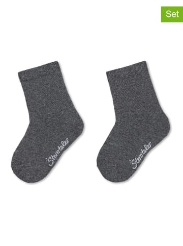 Sterntaler 2er-Set: Socken in Anthrazit