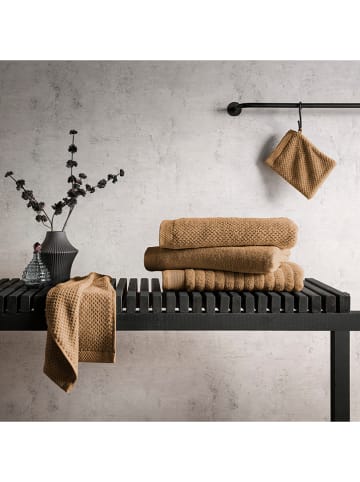 HNL Badhanddoek "Premium" cognackleurig