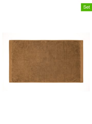 HNL 2er-Set: Handtücher "Premium" in Cognac