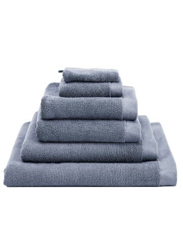 HNL 3-delige set: gastendoeken "Premium" blauw