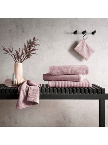 HNL 3-częściowy zestaw ręczników "Premium" w kolorze jasnoróżowym dla gości