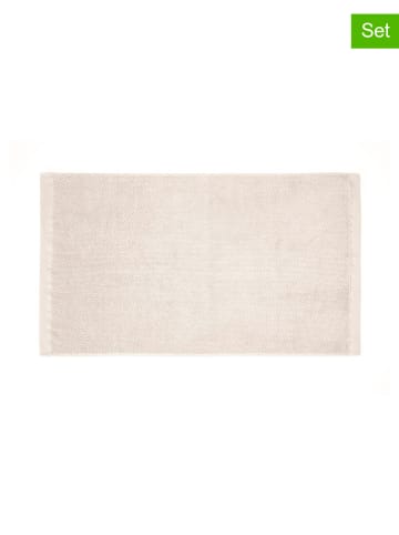 HNL 2-częściowy zestaw ręczników "Grant" w kolorze kremowym do rąk