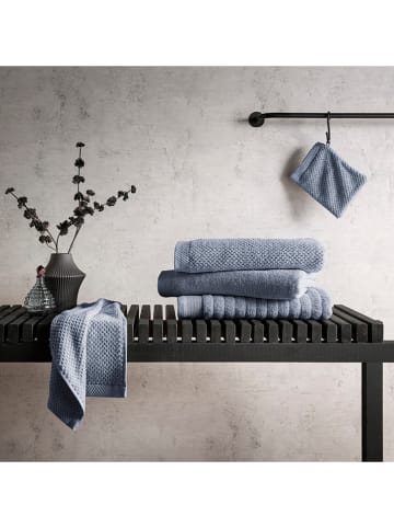HNL 3-częściowy zestaw ręczników "Grant" w kolorze niebieskim dla gości