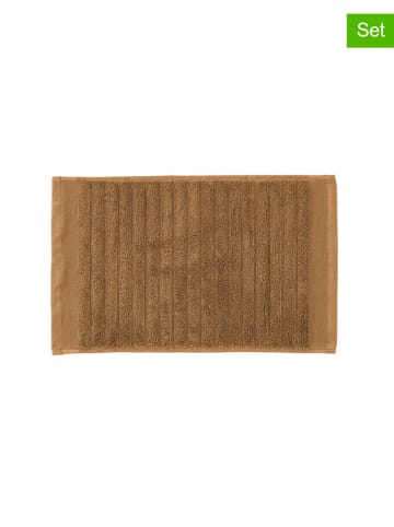 HNL 3er-Set: Gästehandtücher "Prestige" in Cognac