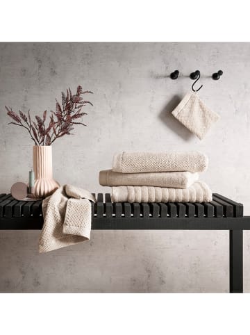 HNL 2-delige set: badhanddoeken "Prestige" beige
