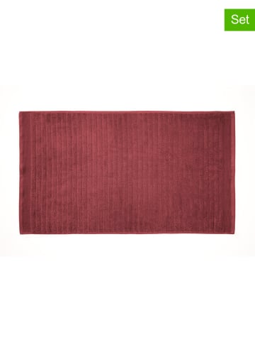 HNL Ręczniki kąpielowe (2 szt.) "Prestige" w kolorze czerwonym