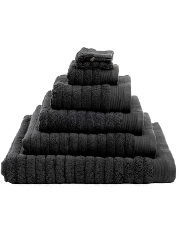 HNL 2-częściowy zestaw ręczników "Prestige" w kolorze czarnym do rąk