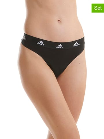 adidas 2-delige set: strings zwart