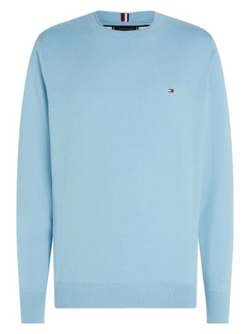 Tommy Hilfiger Sweter w kolorze błękitnym