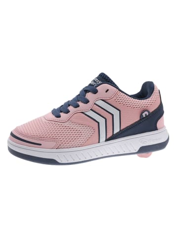 Breezy Rollers Sneakers mit Rollen in Rosa/ Dunkelblau