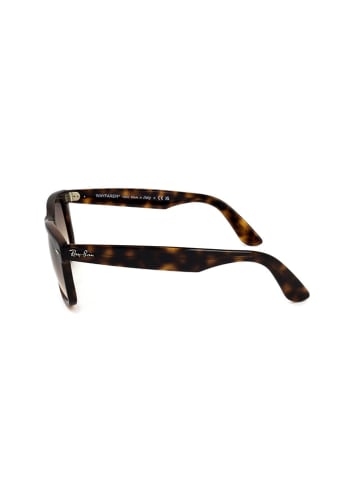 Ray Ban Unisex-Sonnenbrille in Braun/ Hellbraun