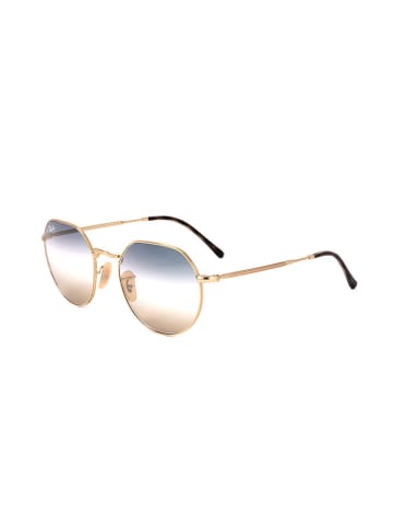 Ray Ban Damskie okulary przeciwsłoneczne w kolorze złoto-niebiesko-jasnobrązowym
