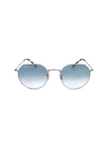 Ray Ban Damen-Sonnenbrille in Hellblau/ Silber