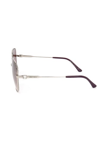 Jimmy Choo Damskie okulary przeciwsłoneczne w kolorze złoto-jasnobrązowym