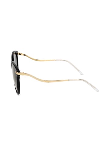 Jimmy Choo Damskie okulary przeciwsłoneczne w kolorze złoto-czarno-szarym