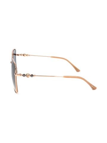 Jimmy Choo Damskie okulary przeciwsłoneczne w kolorze złoto-niebieskim
