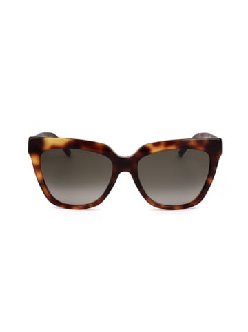 Jimmy Choo Damskie okulary przeciwsłoneczne w kolorze brązowo-szarym