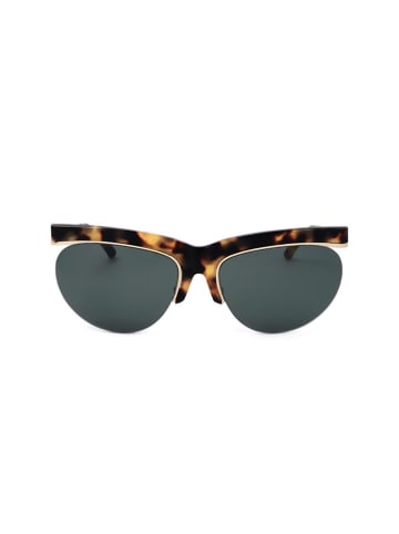 Linda Farrow Damskie okulary przeciwsłoneczne w kolorze złoto-brązowo-czarnym