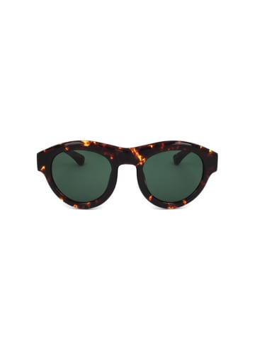 Linda Farrow Damskie okulary przeciwsłoneczne w kolorze granatowo-brązowym