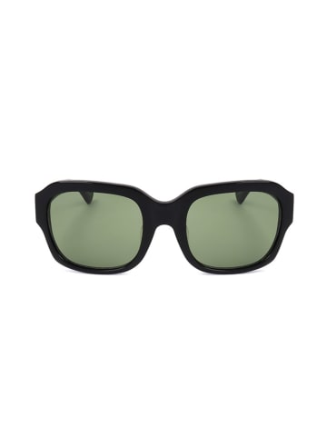 Linda Farrow Damskie okulary przeciwsłoneczne w kolorze zielono-czarnym