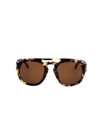 Linda Farrow Okulary przeciwsłoneczne unisex w kolorze brązowym