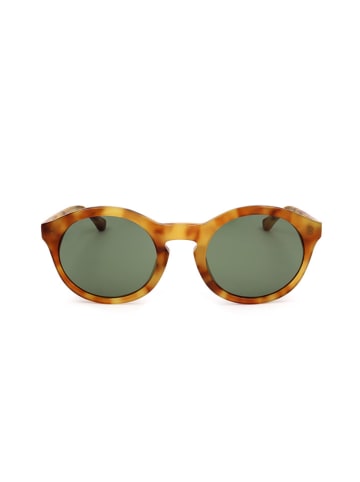 Linda Farrow Unisex-Sonnenbrille in Orange/ Grün