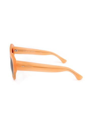 Linda Farrow Damen-Sonnenbrille in Orange/ Hellbraun