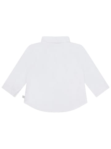 Carrément beau Koszula w kolorze biało-granatowym z muszką