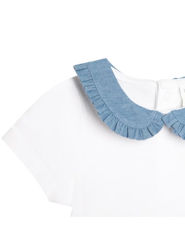 Carrément beau Shirt in Weiß/ Blau