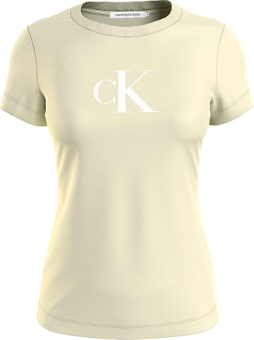 Calvin Klein Koszulka w kolorze limonkowym