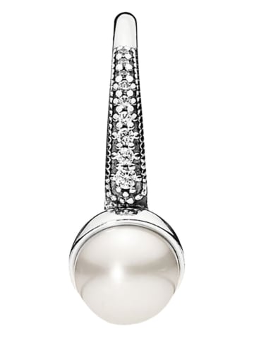 Pandora Silber-Ring mit Perle und Edelsteinen