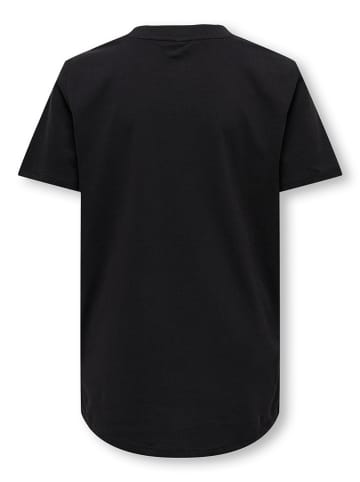 KIDS ONLY Shirt "Arne" zwart/ meerkleurig