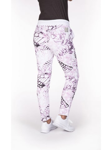 LINEA PRIMERO Spodnie dresowe "Lucille" w kolorze fioletowym