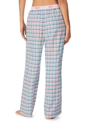 DKNY Pyjama-Hose in Hellblau/ Rosa
