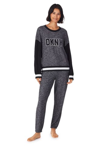 DKNY Pyjama grijs/zwart