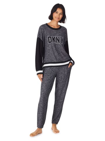 DKNY Pyjama grijs/zwart