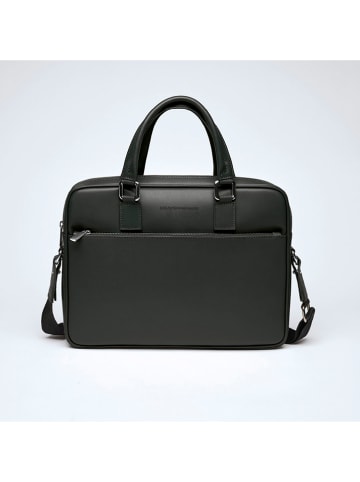 CXL by Christian Lacroix Skórzana torba w kolorze czarnym na laptopa - (S)38 x (W)28 x (G)18 cm