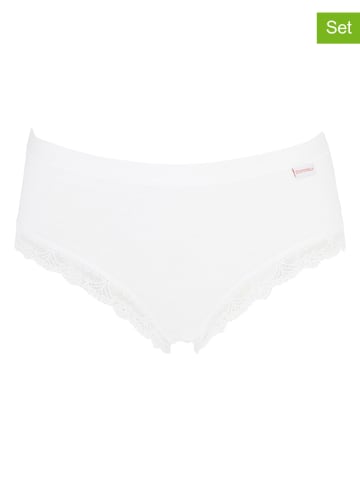 COTONELLA 2er-Set: Pantys in Weiß