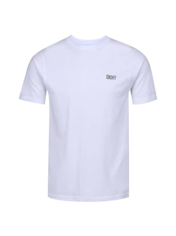 DKNY Koszulki (3 szt.) w kolorze granatowo-biało-niebieskim