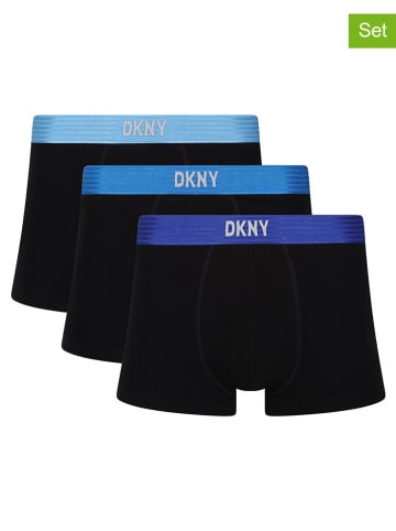 DKNY Bokserki (3 pary) w kolorze czarnym